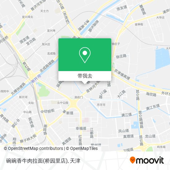 碗碗香牛肉拉面(桥园里店)地图