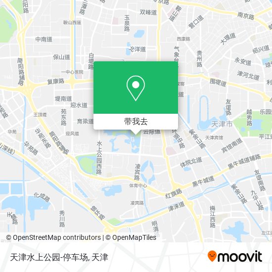 天津水上公园-停车场地图