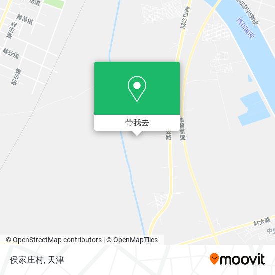 侯家庄村地图