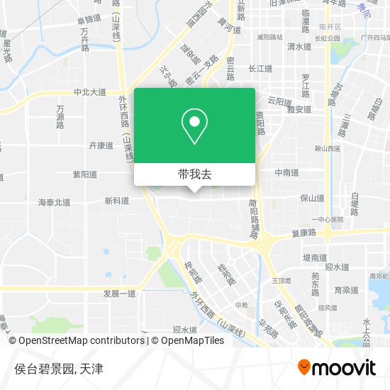 侯台碧景园地图