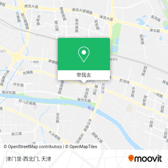 津门里-西北门地图