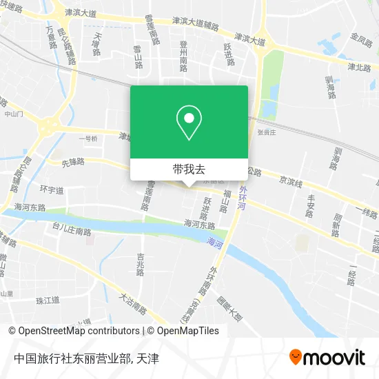 中国旅行社东丽营业部地图