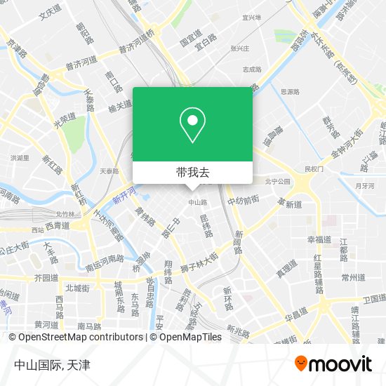 中山国际地图