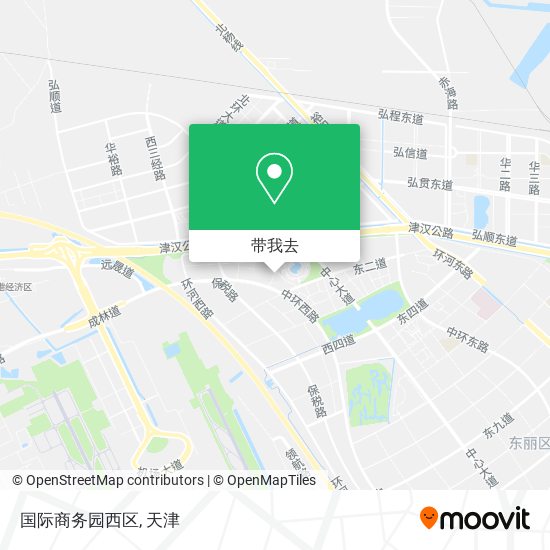 国际商务园西区地图