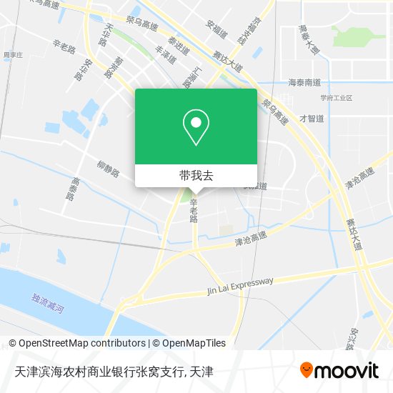 天津滨海农村商业银行张窝支行地图