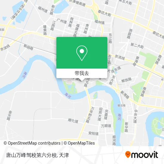 唐山万峰驾校第六分校地图