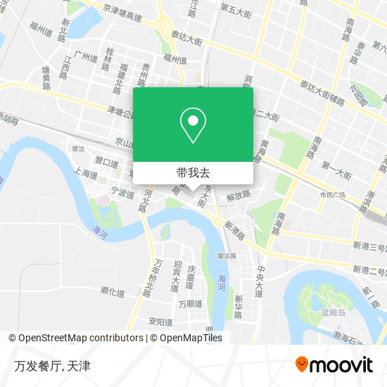 万发餐厅地图