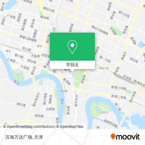 滨海万达广场地图
