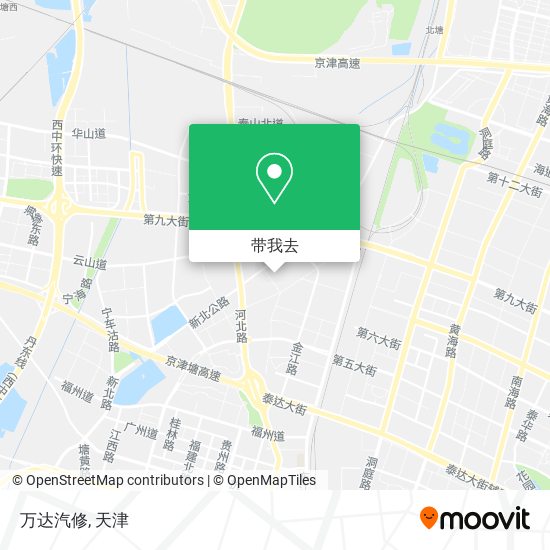 万达汽修地图