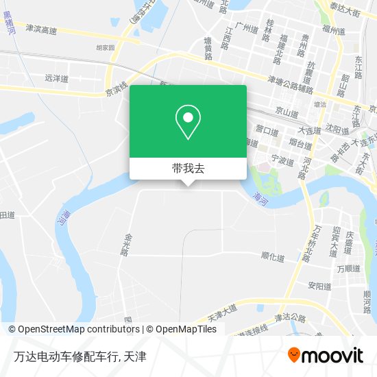 万达电动车修配车行地图