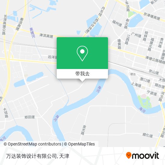 万达装饰设计有限公司地图