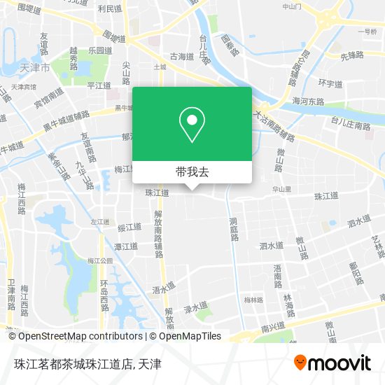 珠江茗都茶城珠江道店地图