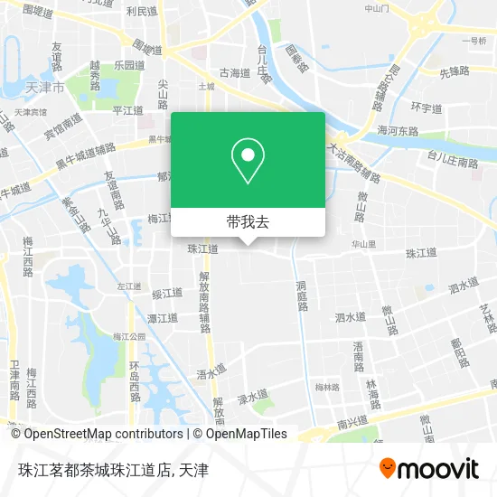 珠江茗都茶城珠江道店地图