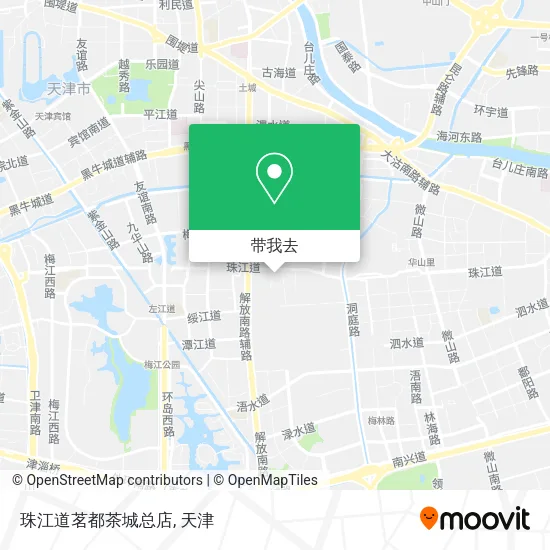 珠江道茗都茶城总店地图