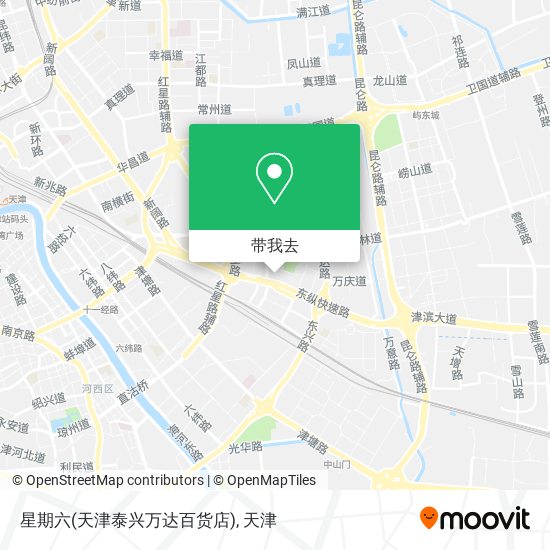 星期六(天津泰兴万达百货店)地图