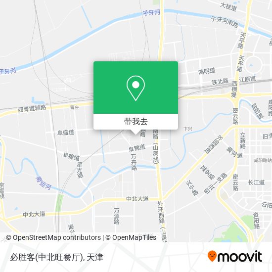 必胜客(中北旺餐厅)地图