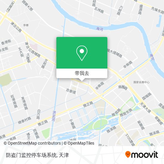 防盗门监控停车场系统地图