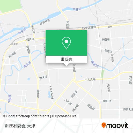 谢庄村委会地图