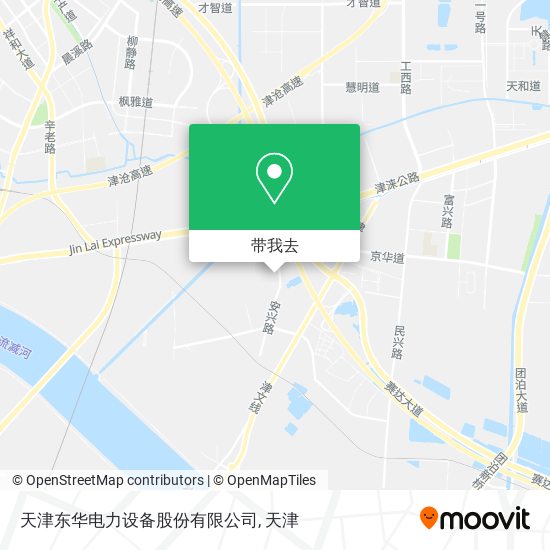 天津东华电力设备股份有限公司地图