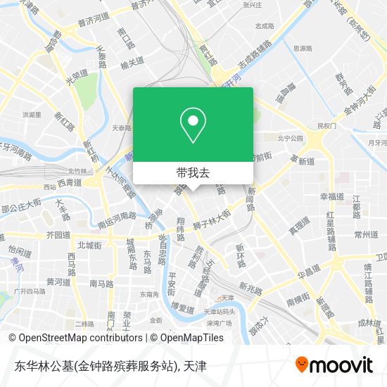 东华林公墓(金钟路殡葬服务站)地图
