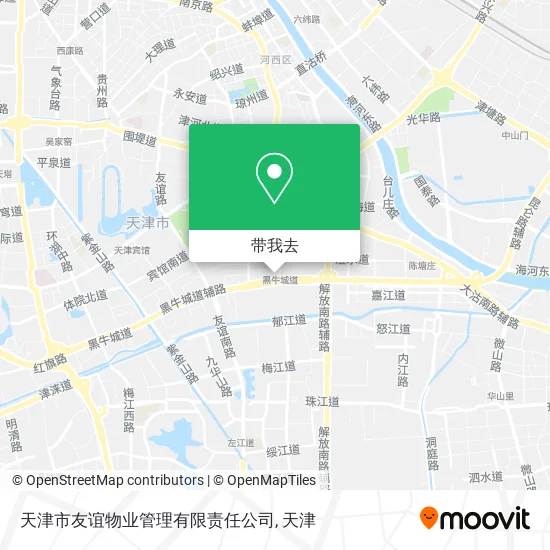 天津市友谊物业管理有限责任公司地图