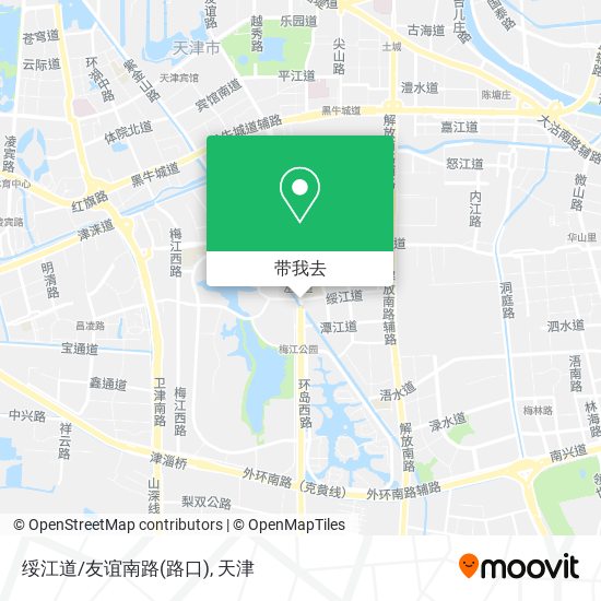 绥江道/友谊南路(路口)地图