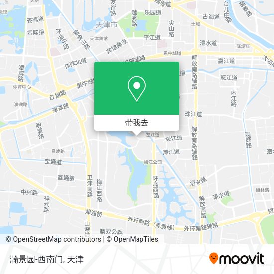 瀚景园-西南门地图
