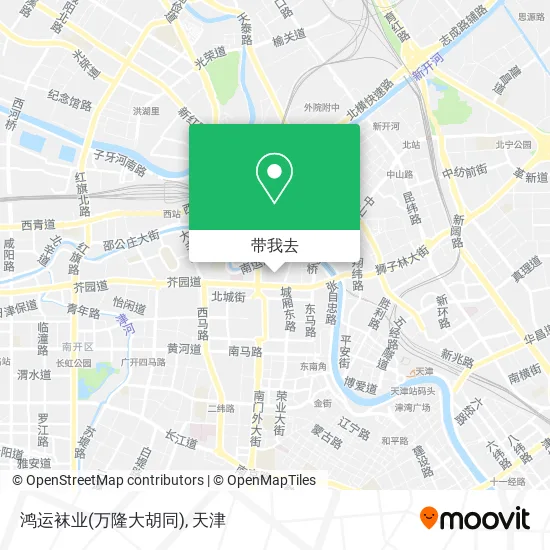 鸿运袜业(万隆大胡同)地图