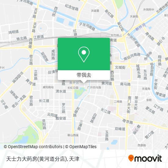 天士力大药房(黄河道分店)地图
