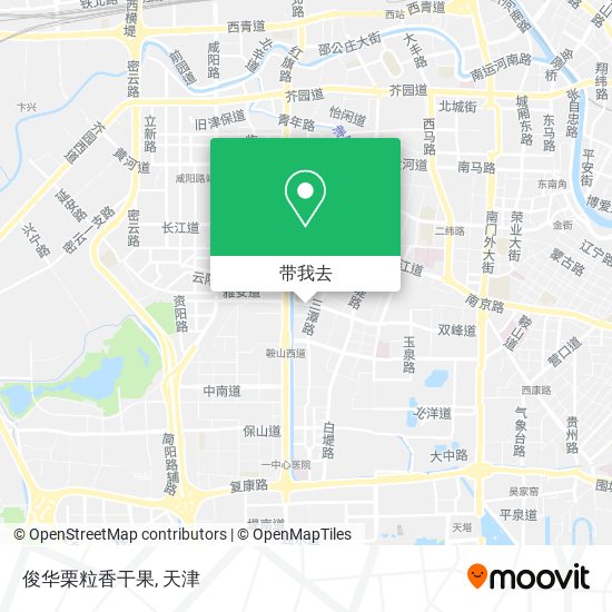 俊华栗粒香干果地图