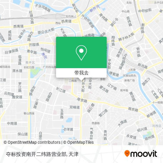 夺标投资南开二纬路营业部地图