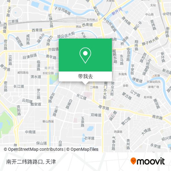 南开二纬路路口地图