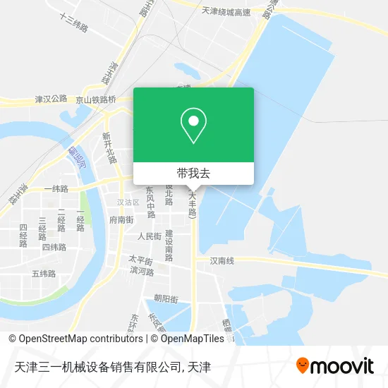 天津三一机械设备销售有限公司地图