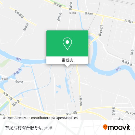 东泥沽村综合服务站地图
