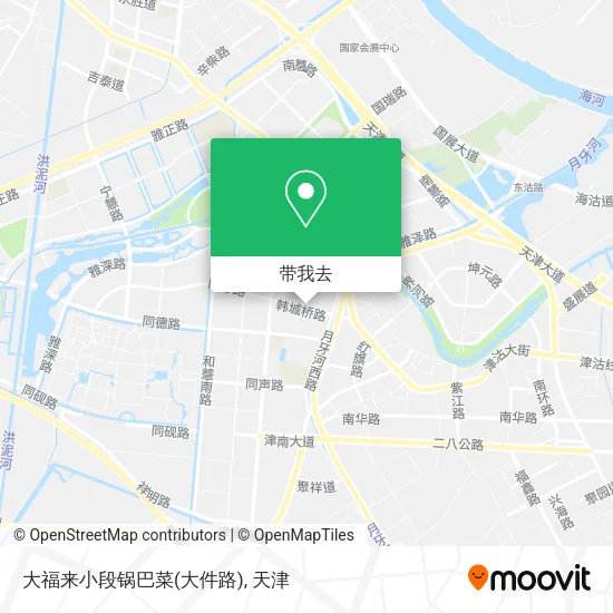 大福来小段锅巴菜(大件路)地图