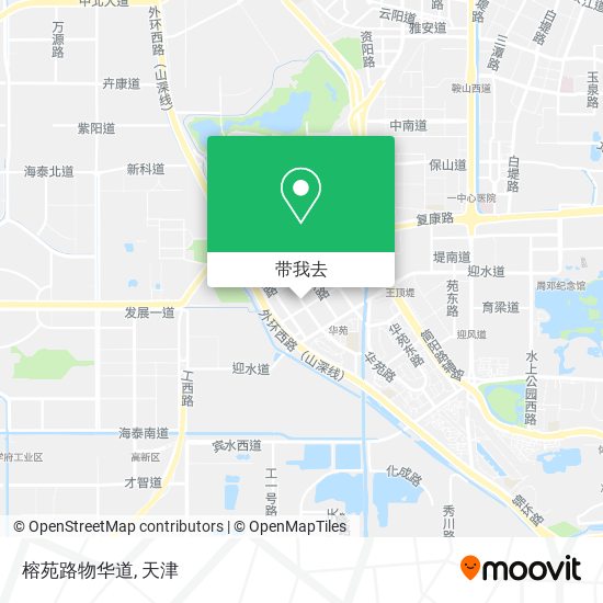 榕苑路物华道地图