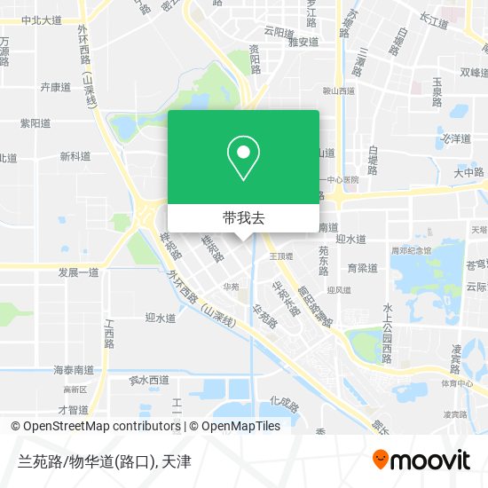 兰苑路/物华道(路口)地图