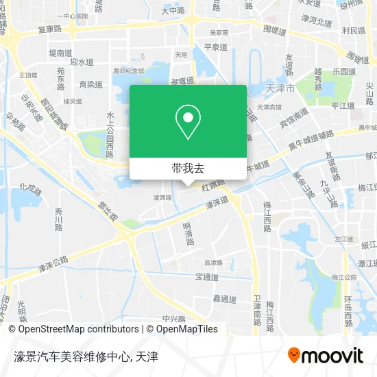 濠景汽车美容维修中心地图