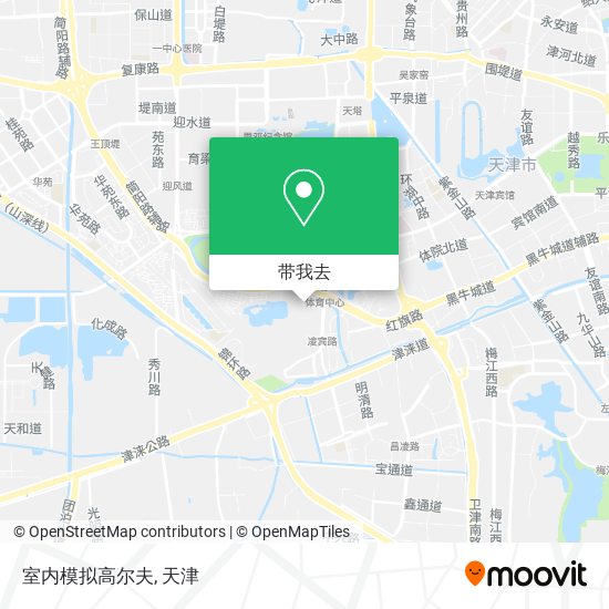 室内模拟高尔夫地图