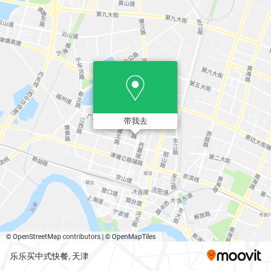 乐乐买中式快餐地图