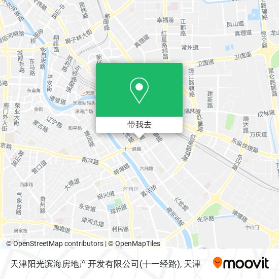 天津阳光滨海房地产开发有限公司(十一经路)地图