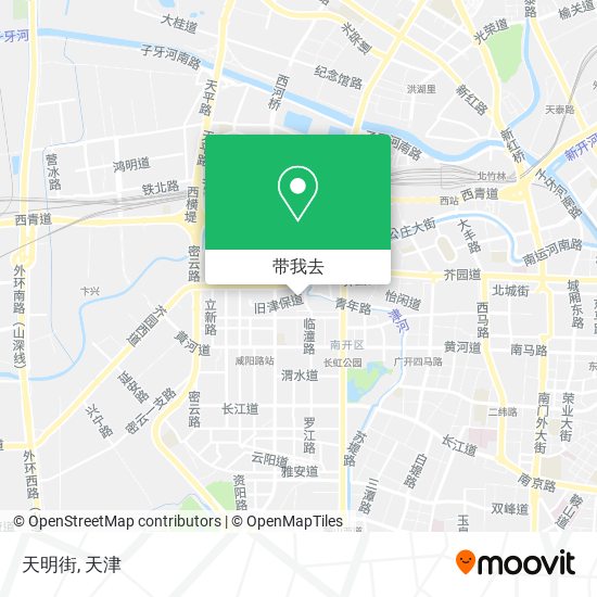 天明街地图