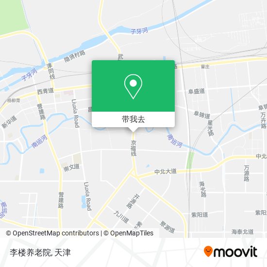 李楼养老院地图