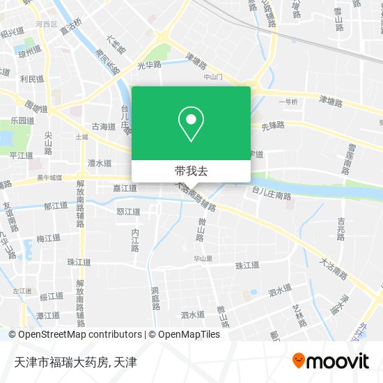 天津市福瑞大药房地图
