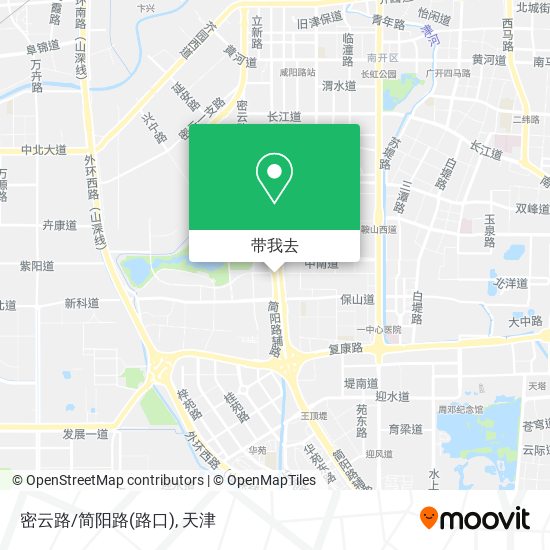 密云路/简阳路(路口)地图