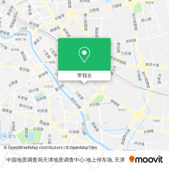 中国地质调查局天津地质调查中心-地上停车场地图