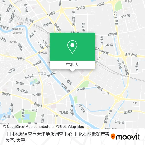 中国地质调查局天津地质调查中心-非化石能源矿产实验室地图