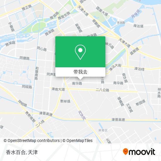 香水百合地图