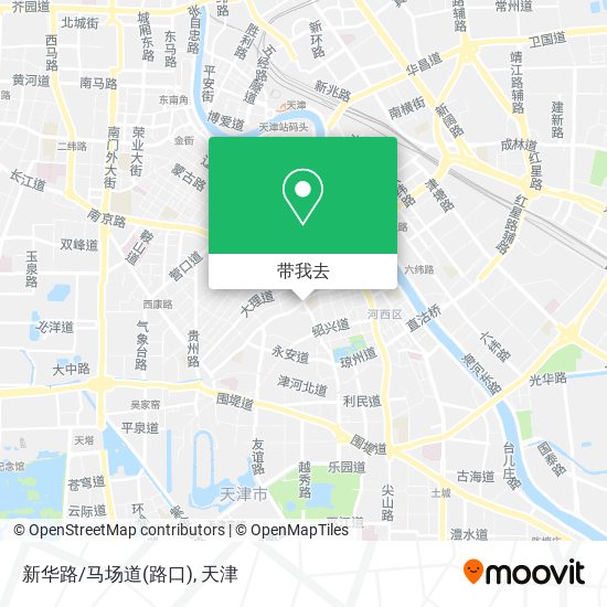 新华路/马场道(路口)地图