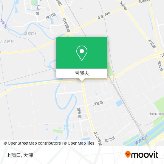 上蒲口地图